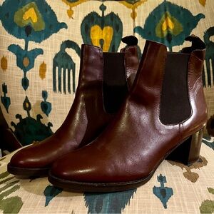 Leather Heeled Boots